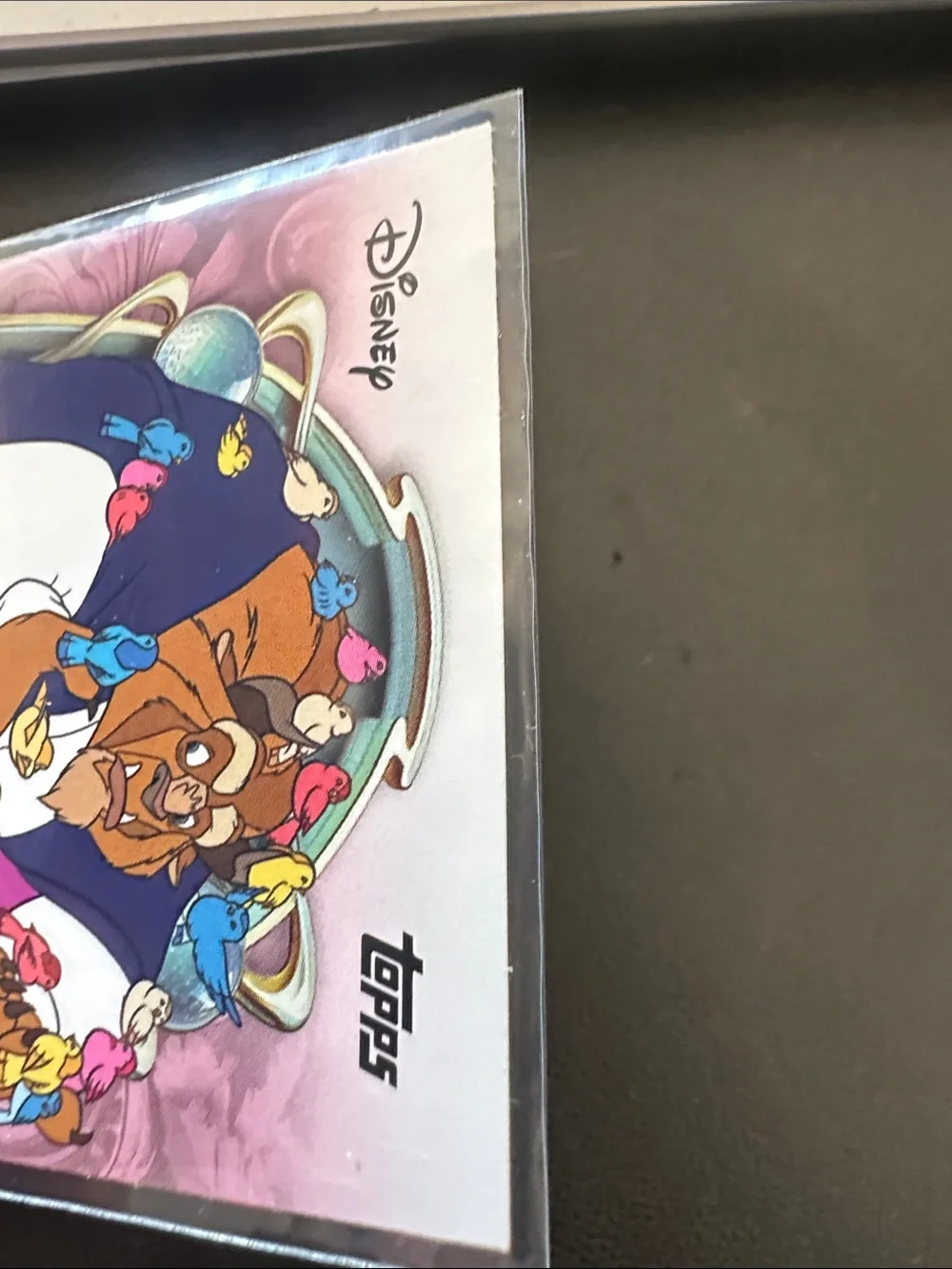 Disney The Beast Trading Card - Pink & Blue Artwork